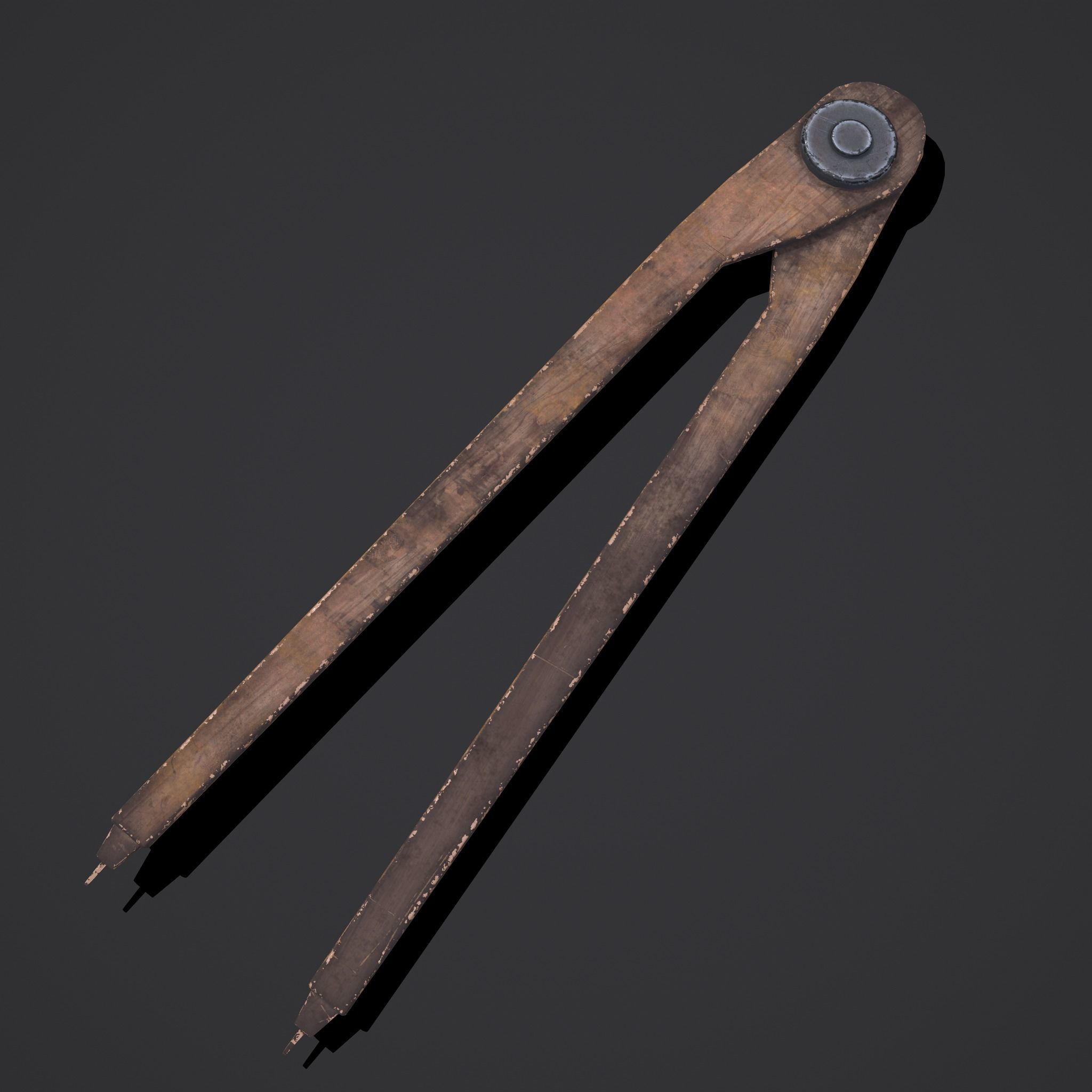 Carpenter Hand Tools Low-poly 3D model_12