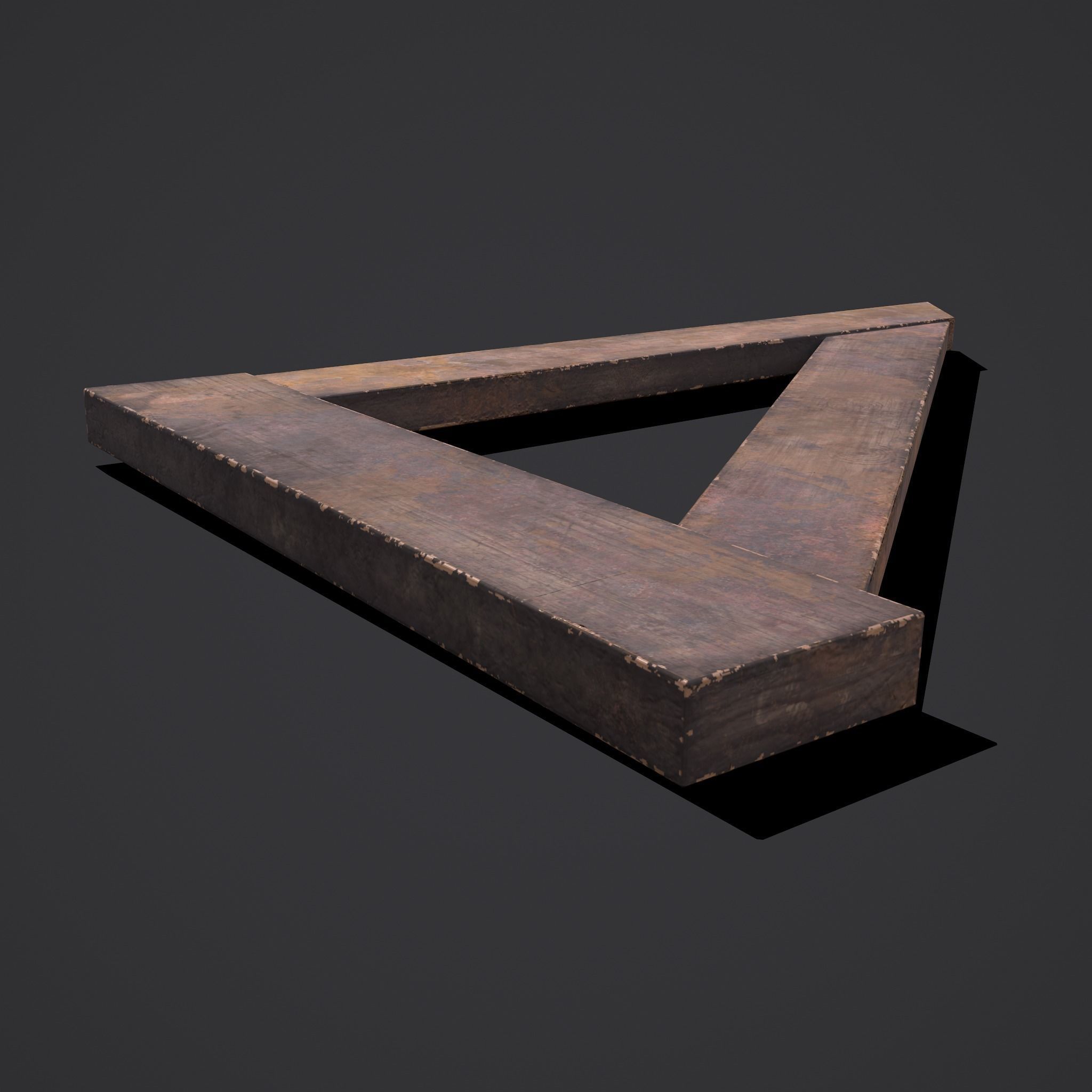 Carpenter Hand Tools Low-poly 3D model_15