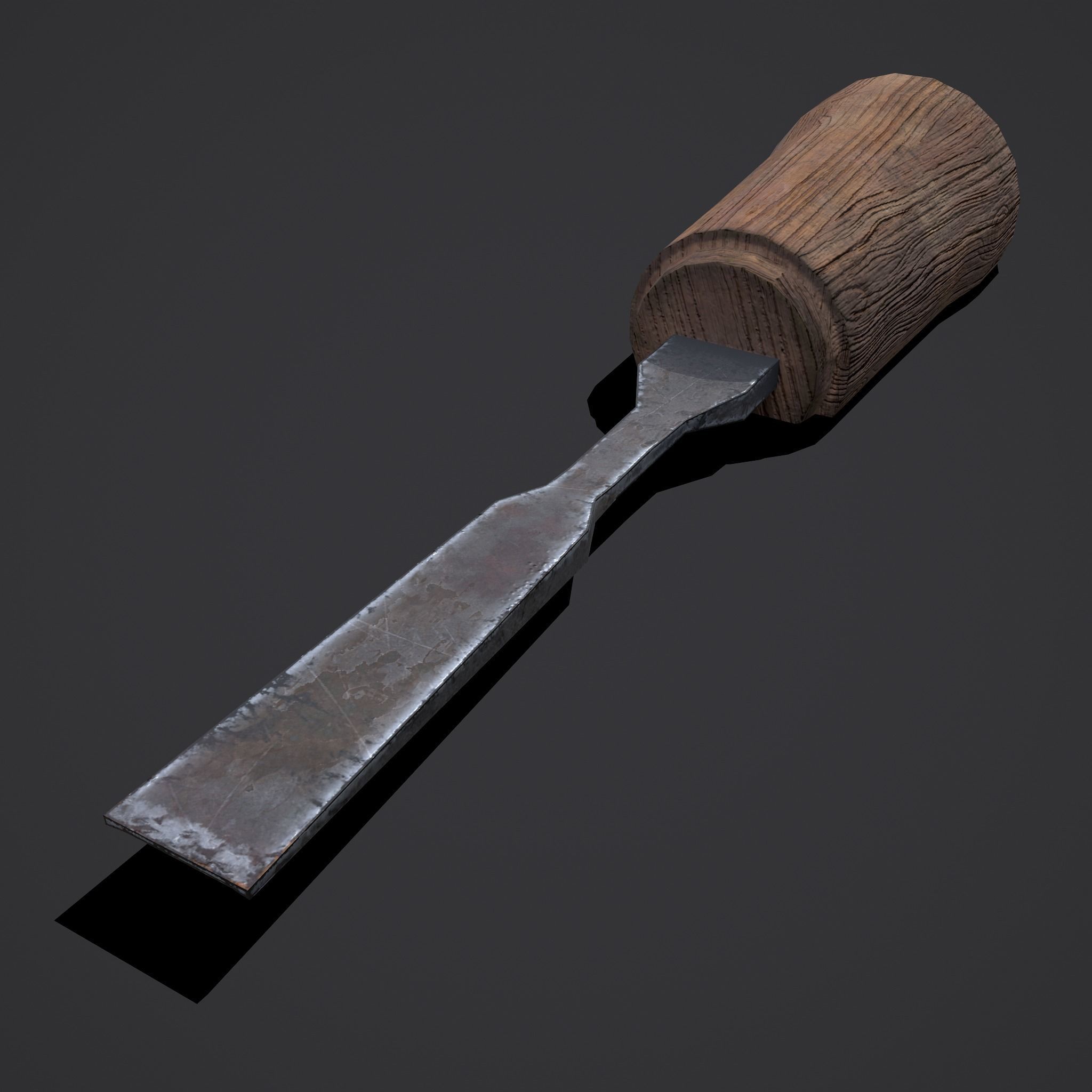 Carpenter Hand Tools Low-poly 3D model_19