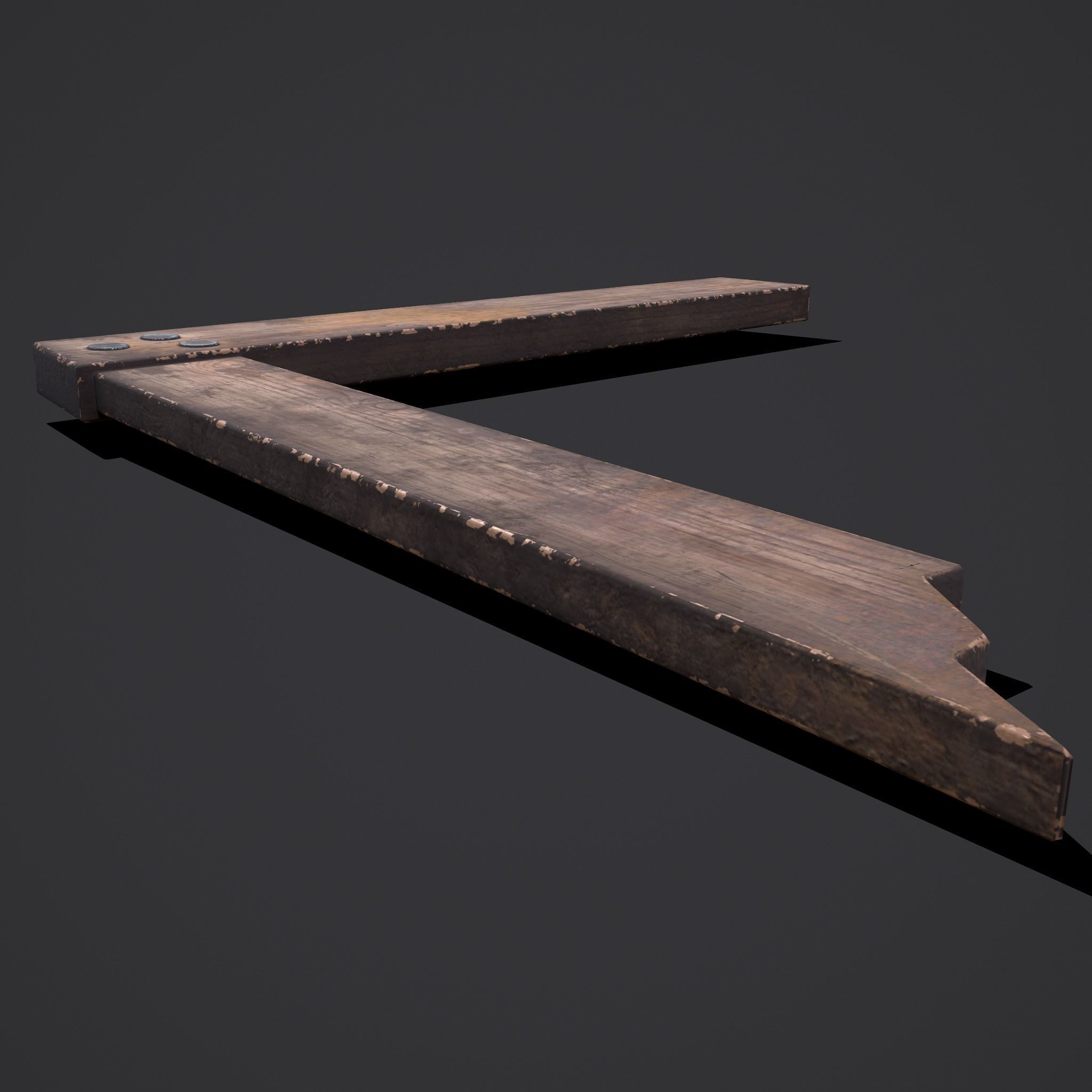 Carpenter Hand Tools Low-poly 3D model_17