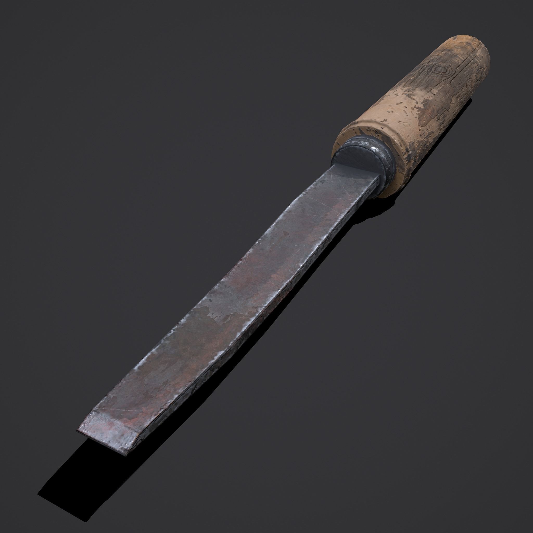 Carpenter Hand Tools Low-poly 3D model_7