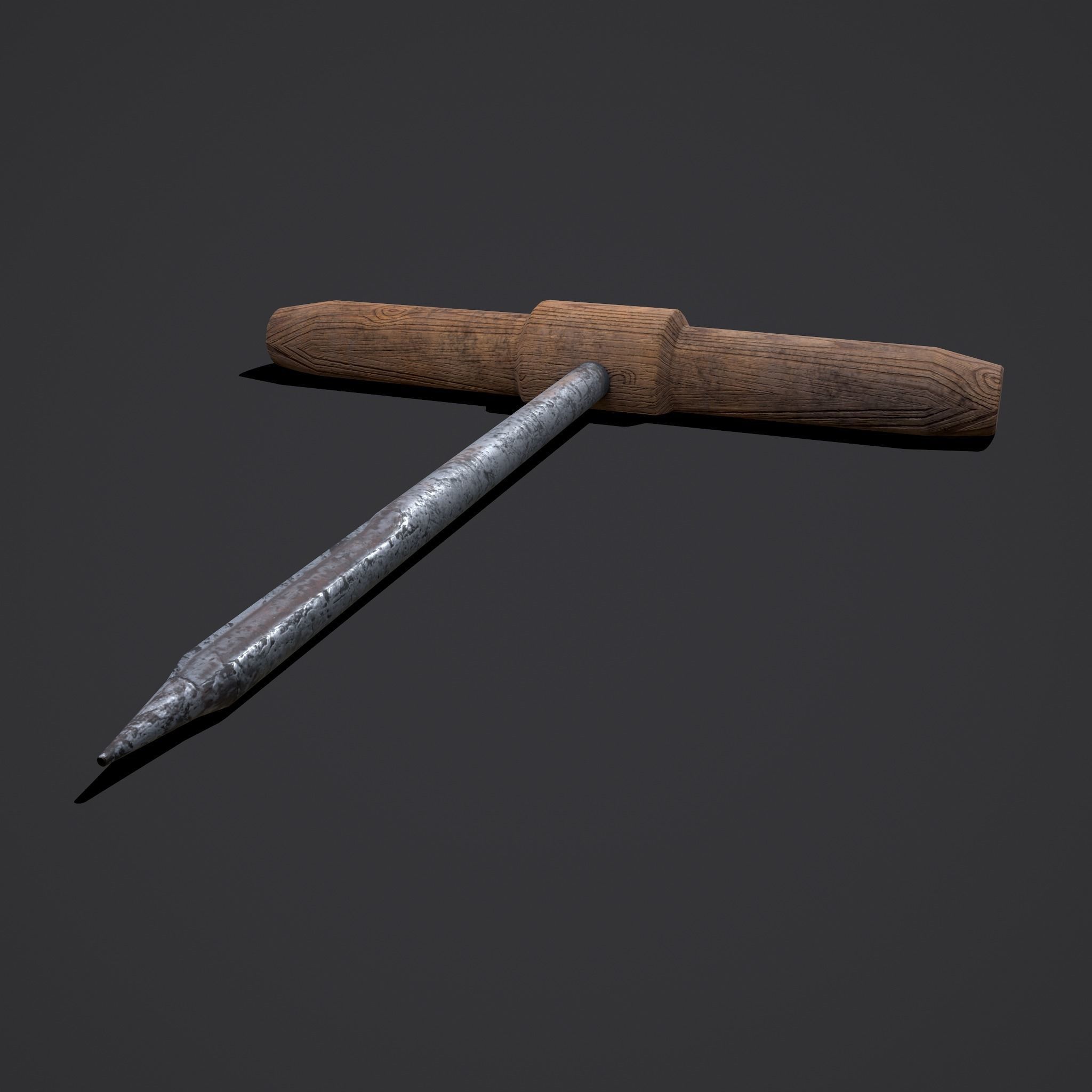 Carpenter Hand Tools Low-poly 3D model_5