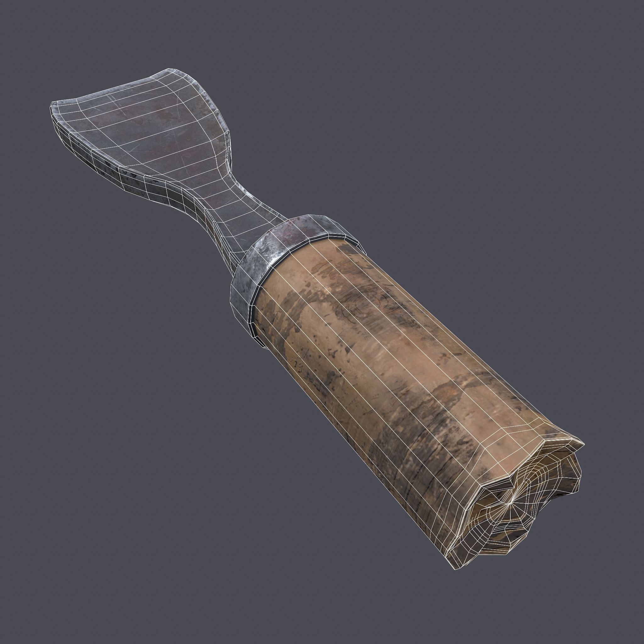 Carpenter Hand Tools Low-poly 3D model_31