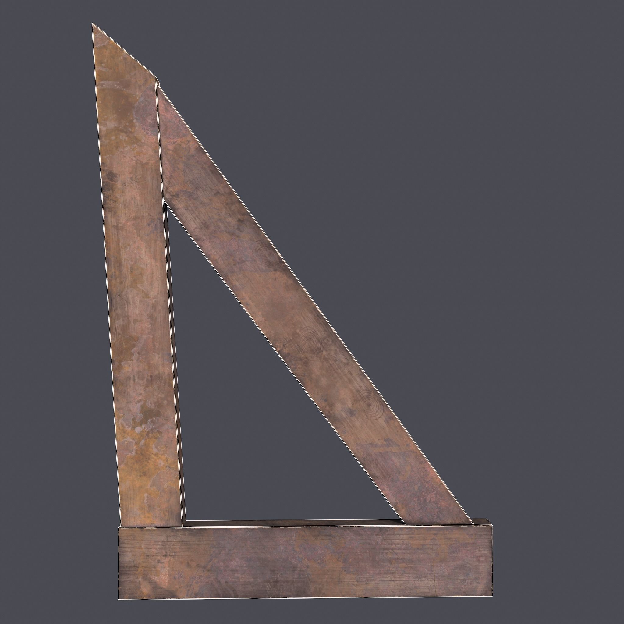 Carpenter Hand Tools Low-poly 3D model_33