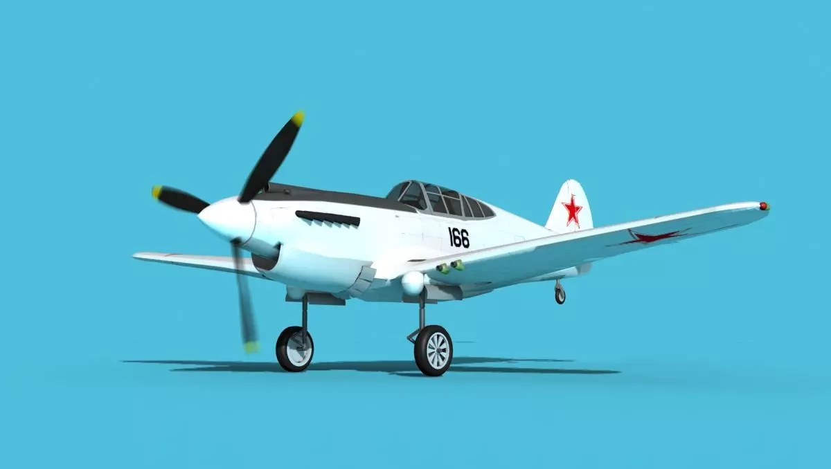 Curtiss P-40B Tomahawk V14 Soviet Union 3D model_0