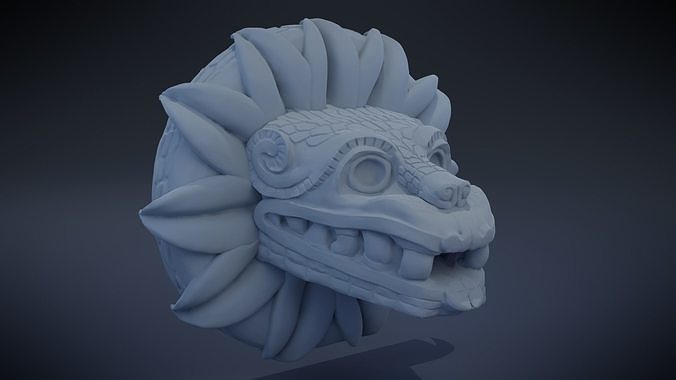 Quetzalcoatl - Aztec Deity 3D print model