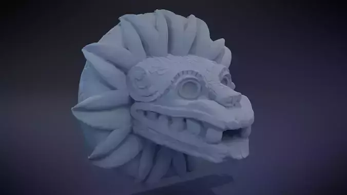 Quetzalcoatl - Aztec Deity 3D print model