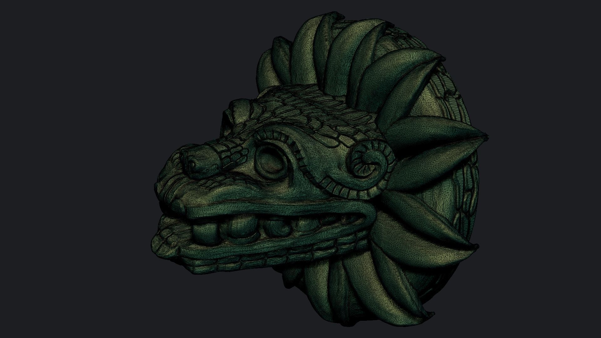 Quetzalcoatl - Aztec Deity 3D print model_6