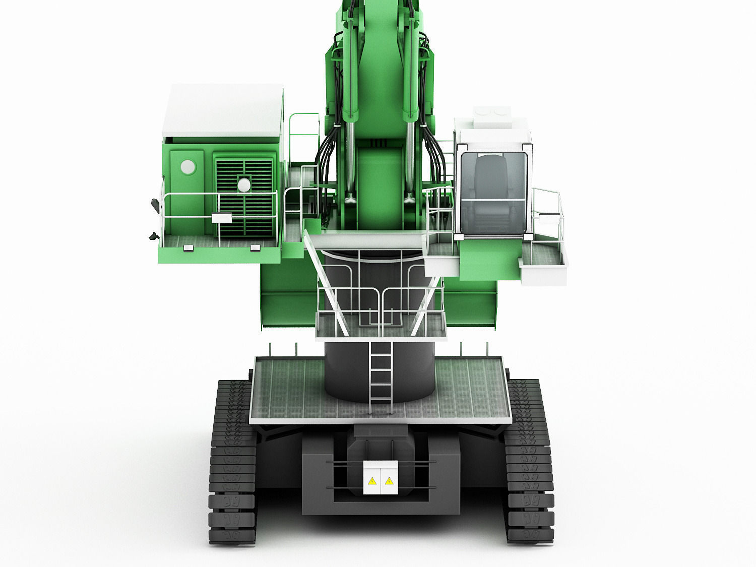 SENNEBOGEN 880 EQ Crawler Low-poly 3D model_12