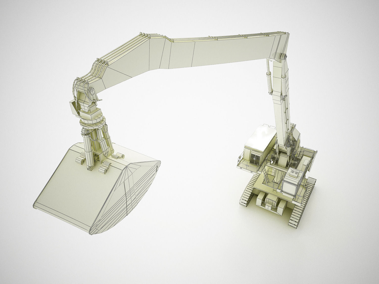 SENNEBOGEN 880 EQ Crawler Low-poly 3D model_17