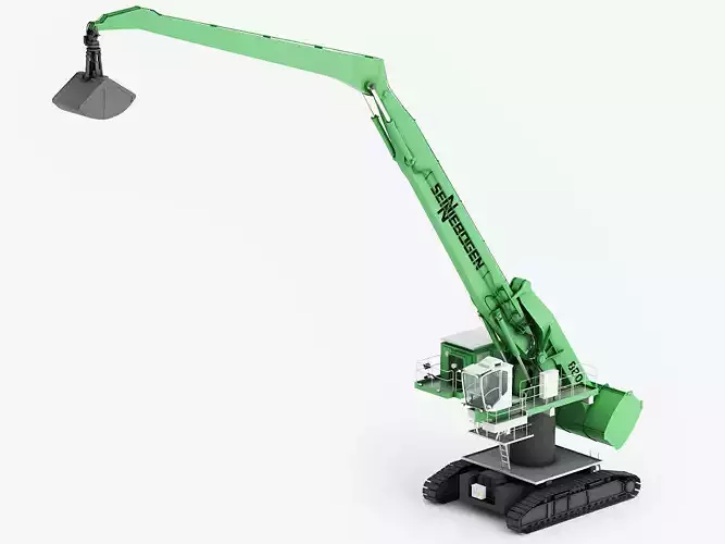 SENNEBOGEN 880 EQ Crawler Low-poly 3D model