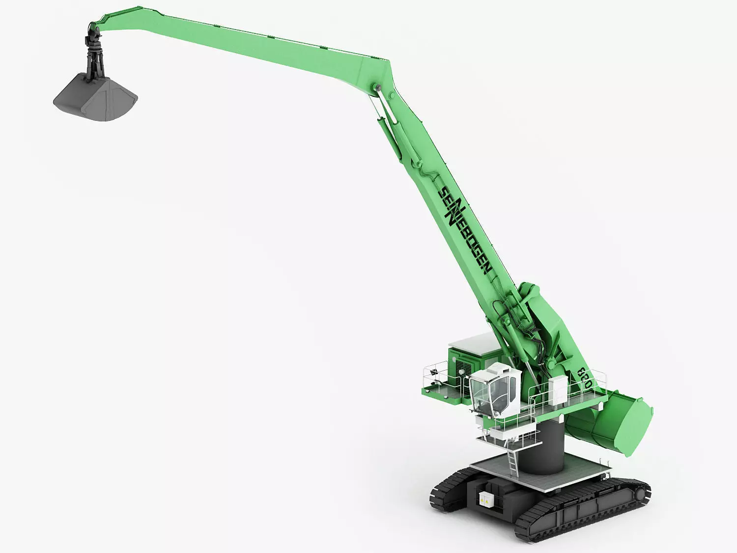 SENNEBOGEN 880 EQ Crawler Low-poly 3D model_0