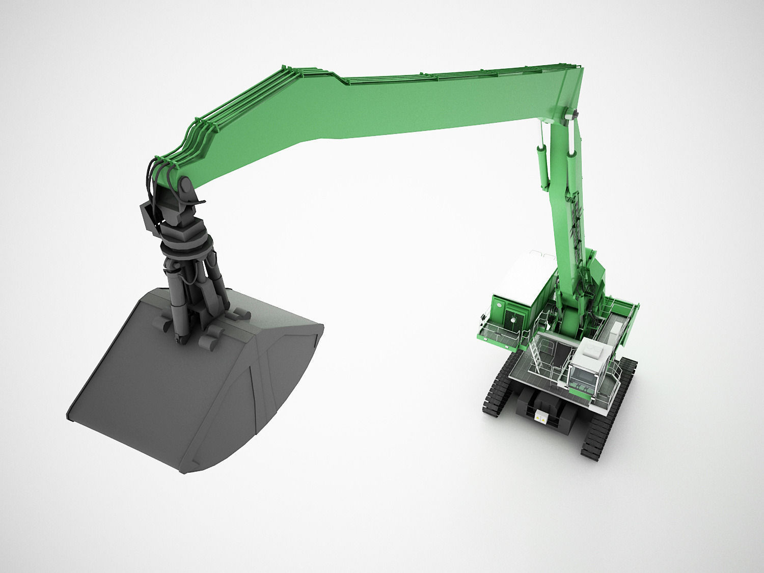 SENNEBOGEN 880 EQ Crawler Low-poly 3D model_16