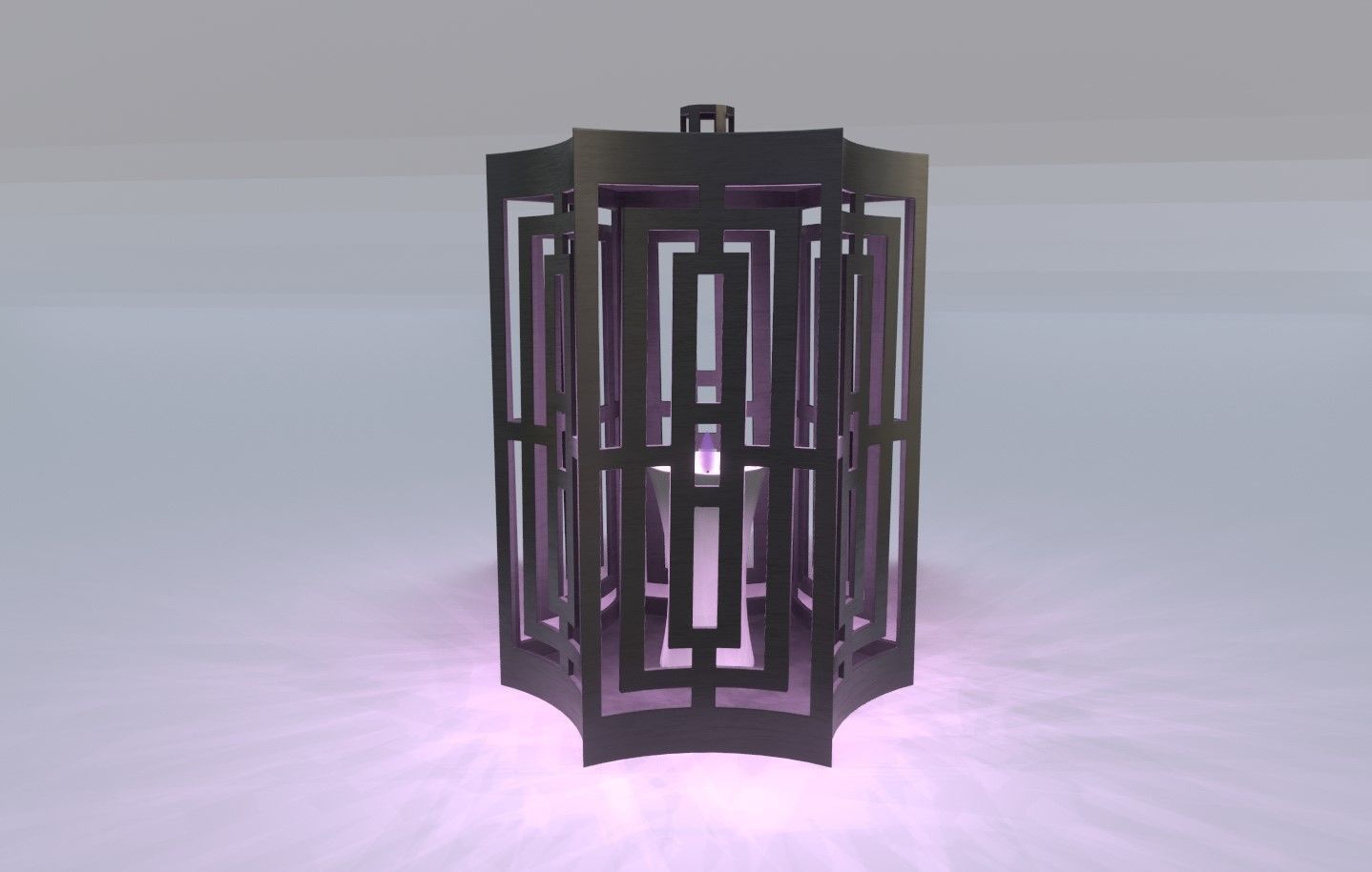 Light Box Low-poly 3D model_7