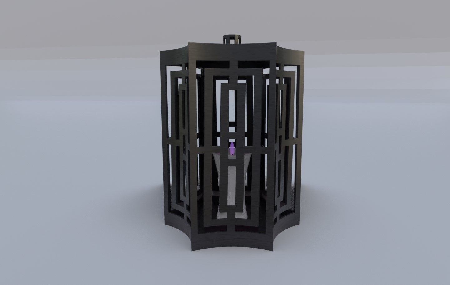 Light Box Low-poly 3D model_8