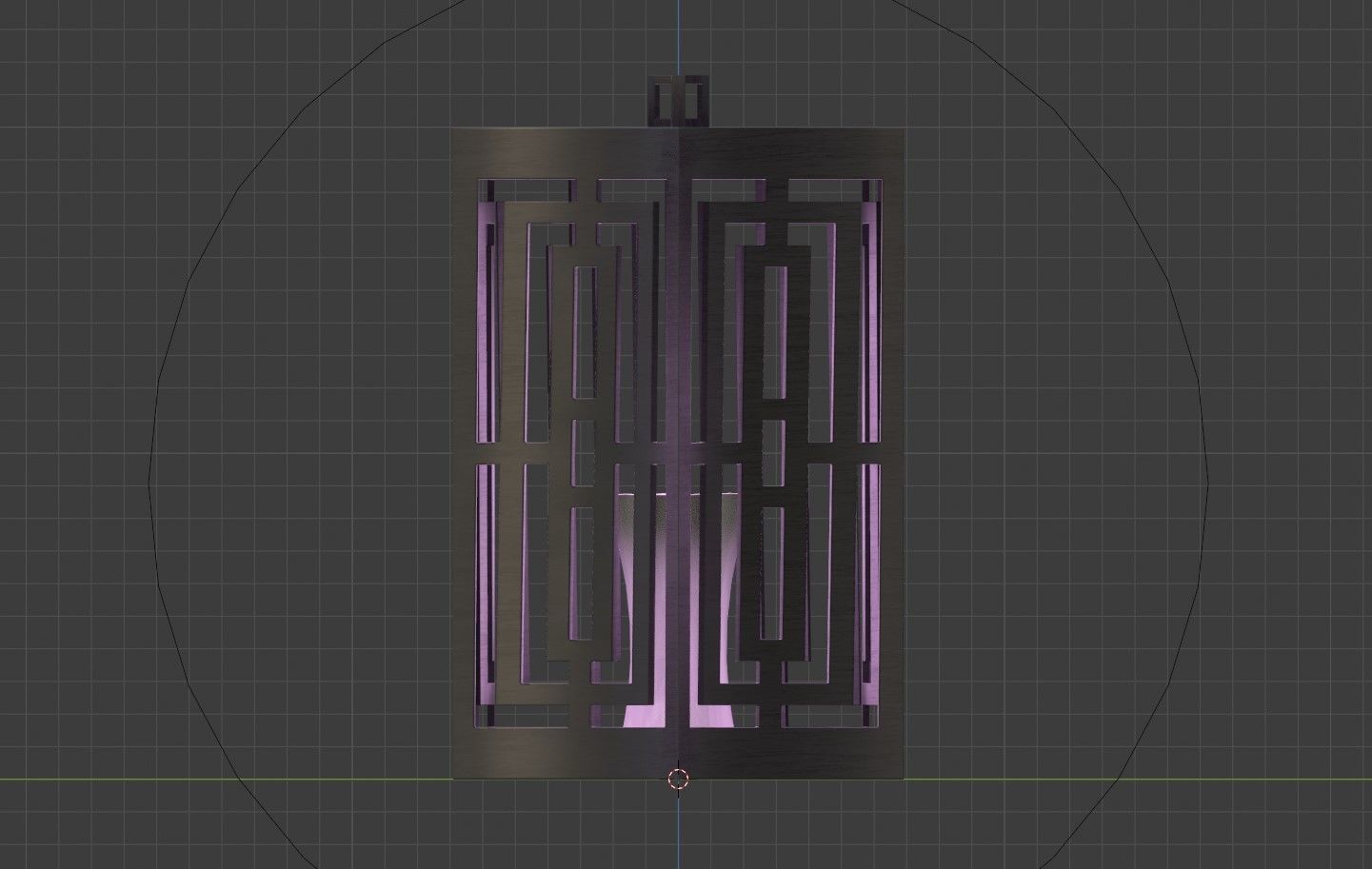 Light Box Low-poly 3D model_11