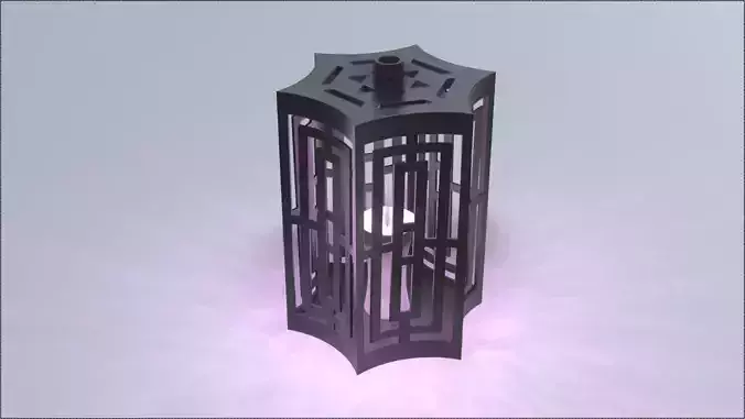 Light Box Low-poly 3D model