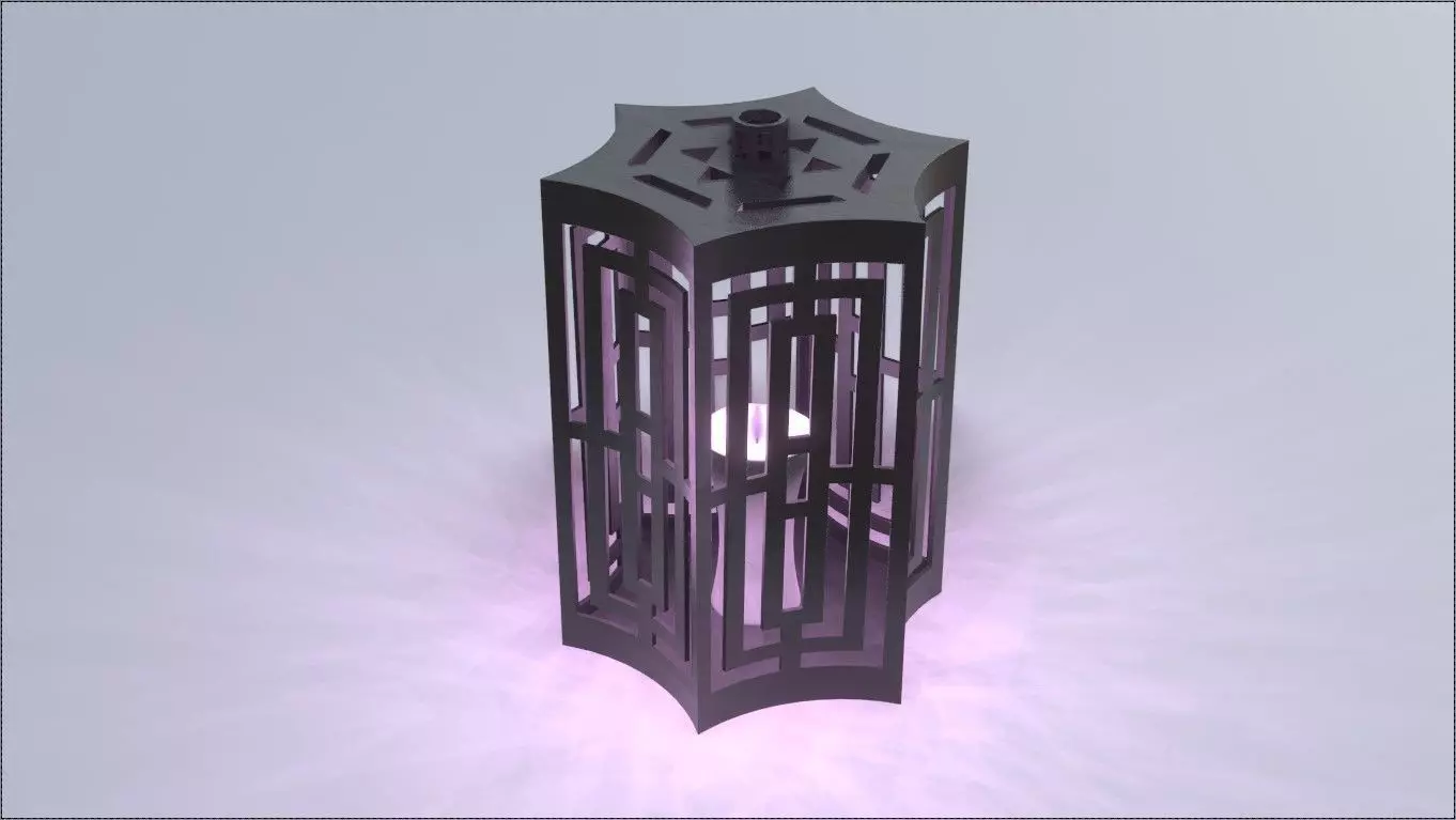 Light Box Low-poly 3D model_0