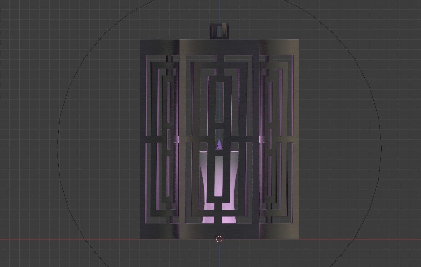 Light Box Low-poly 3D model_10