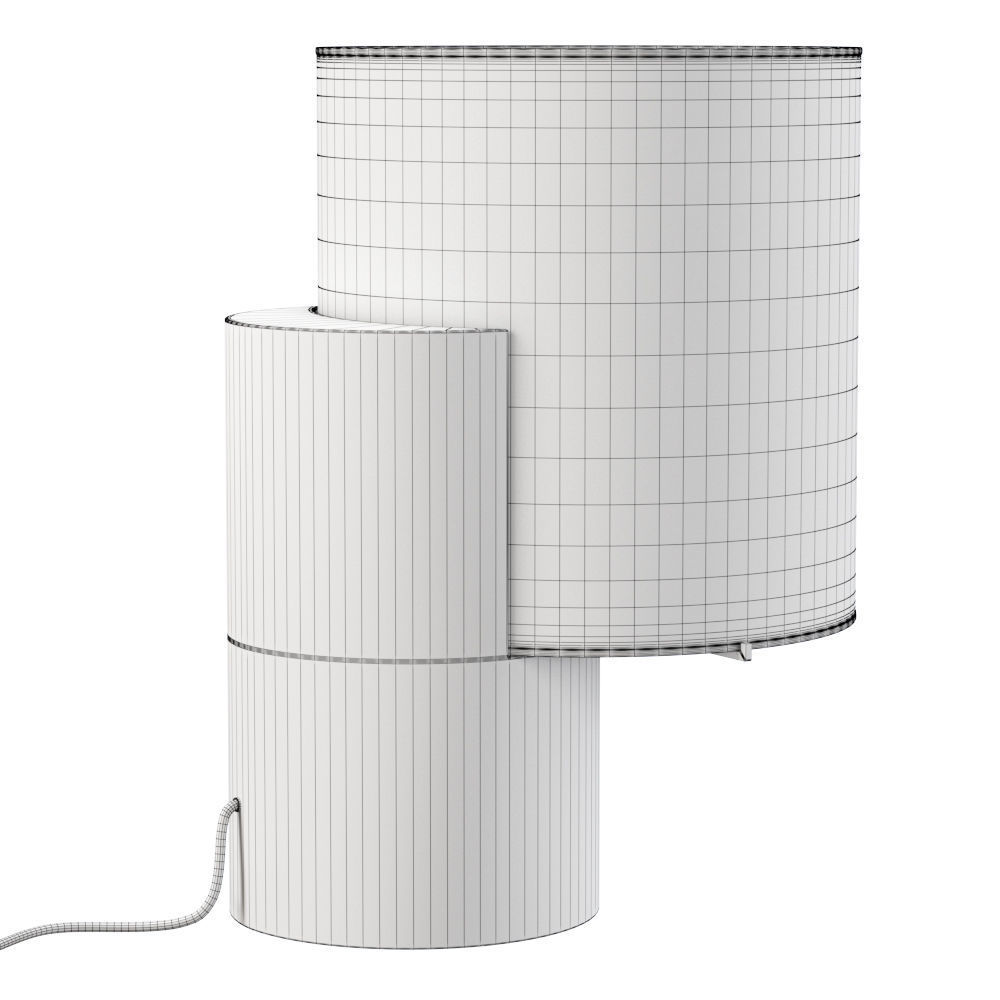 Lea table lamp by Matteo Nunziati  Low-poly 3D model_4