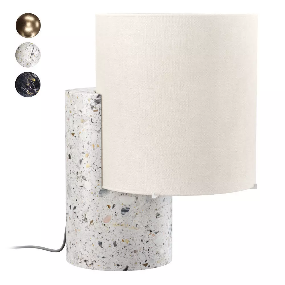 Lea table lamp by Matteo Nunziati  Low-poly 3D model_0