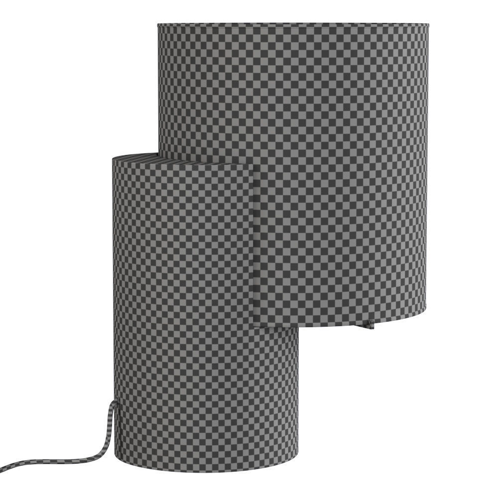 Lea table lamp by Matteo Nunziati  Low-poly 3D model_6