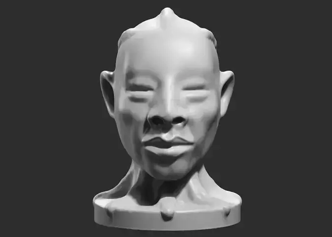 human modern sculpture 3d print model 69