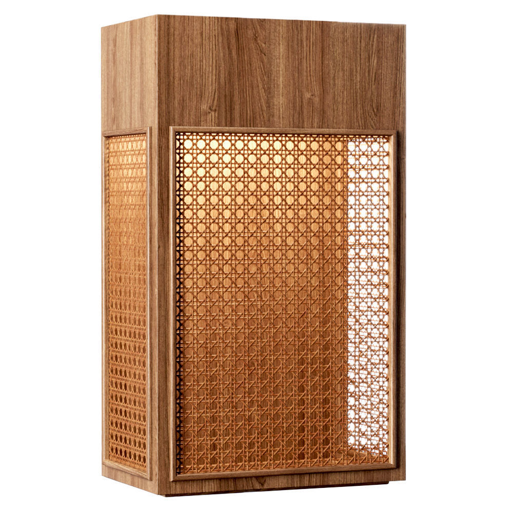 Florence rattan wall lantern FV3  3D model_1