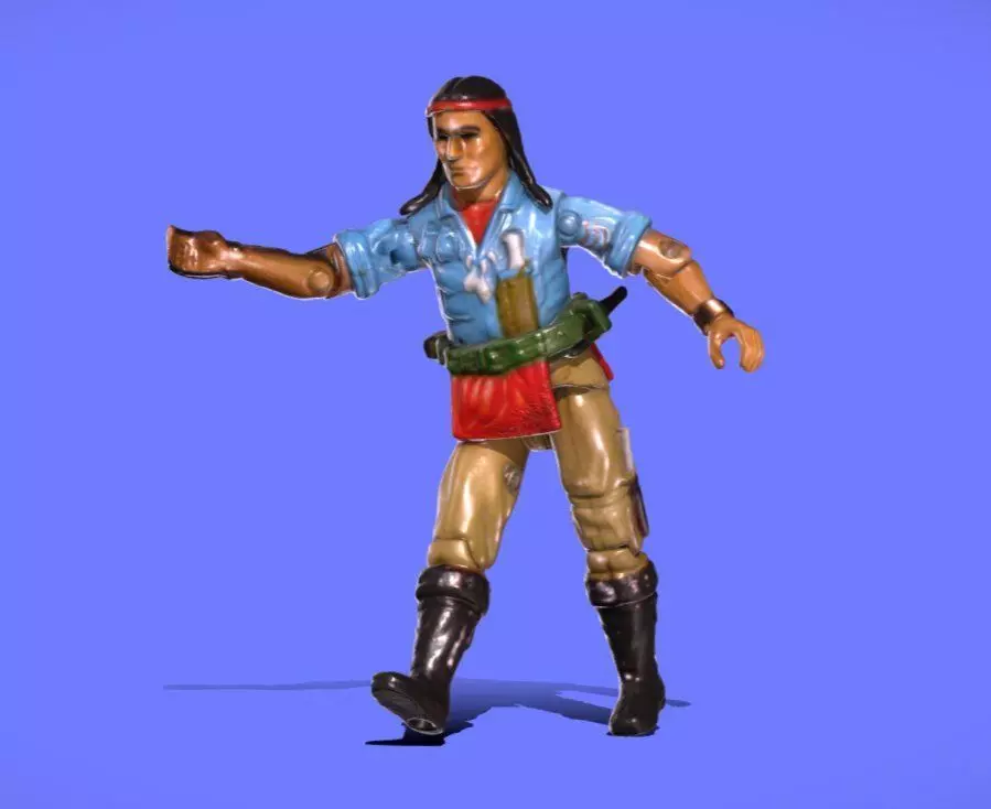 80s GI-JOE SPIRIT - 3D SCAN 3D print model