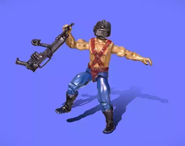 80s GI-JOE Kangroo Big Boa - 3D SCAN