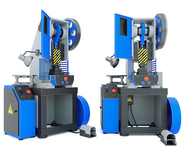 Machine tool mechanical press K2116B 3D model