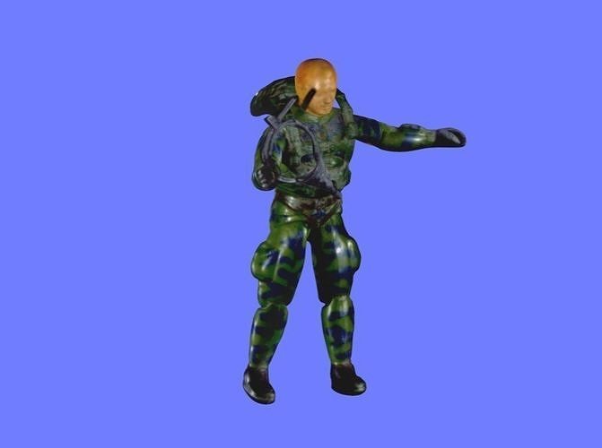 80s GI-JOE HALO JUMPER - 3D SCAN 3D print model