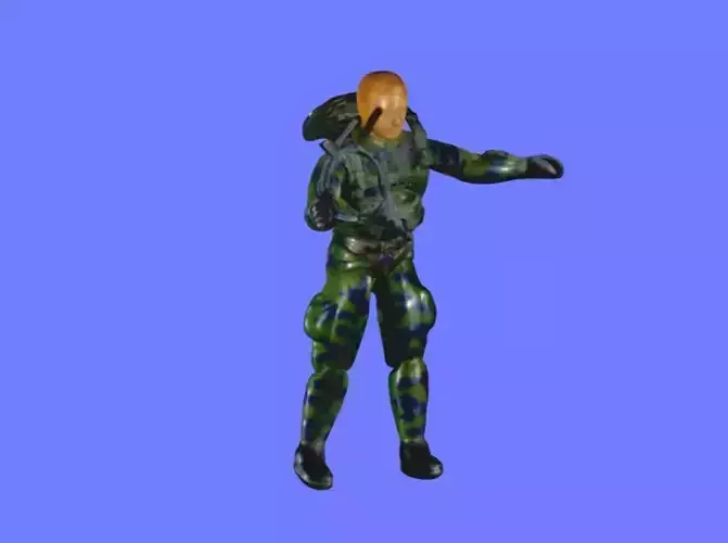 80s GI-JOE HALO JUMPER - 3D SCAN 3D print model