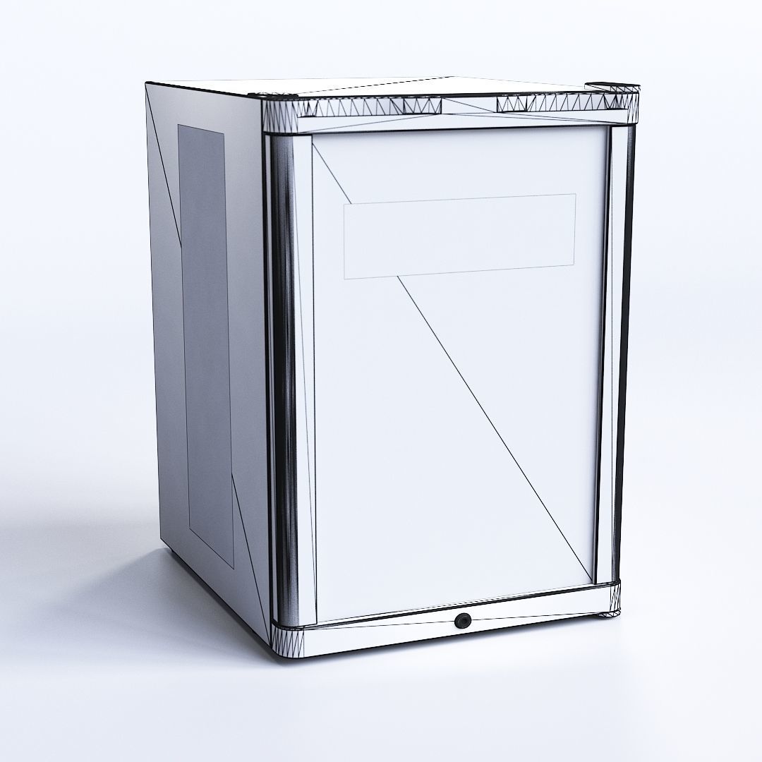 Coca-Cola High Cube Fridge Free 3D model_4