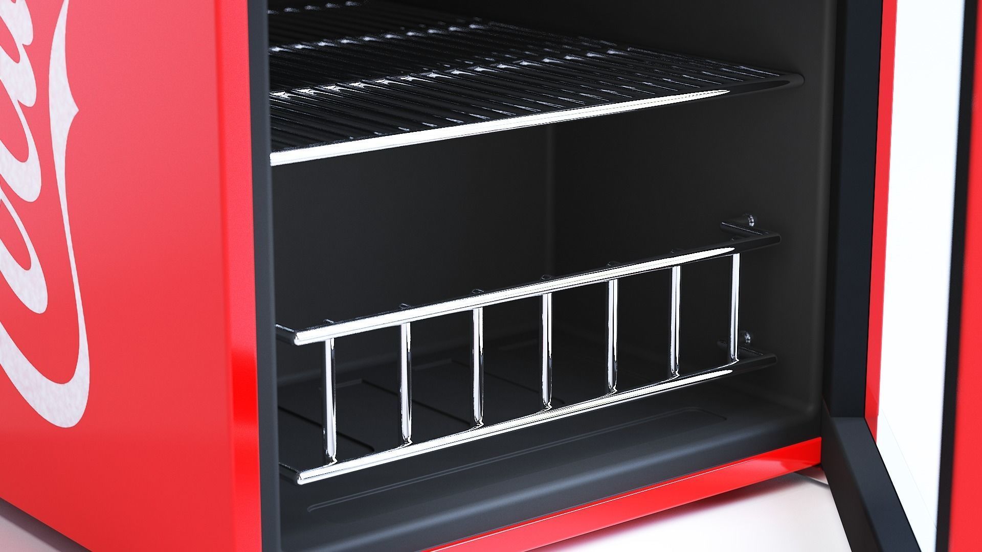 Coca-Cola High Cube Fridge Free 3D model_3