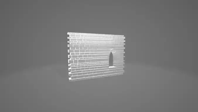 Scalable Printable 40k Wall for Tabletop Gaming