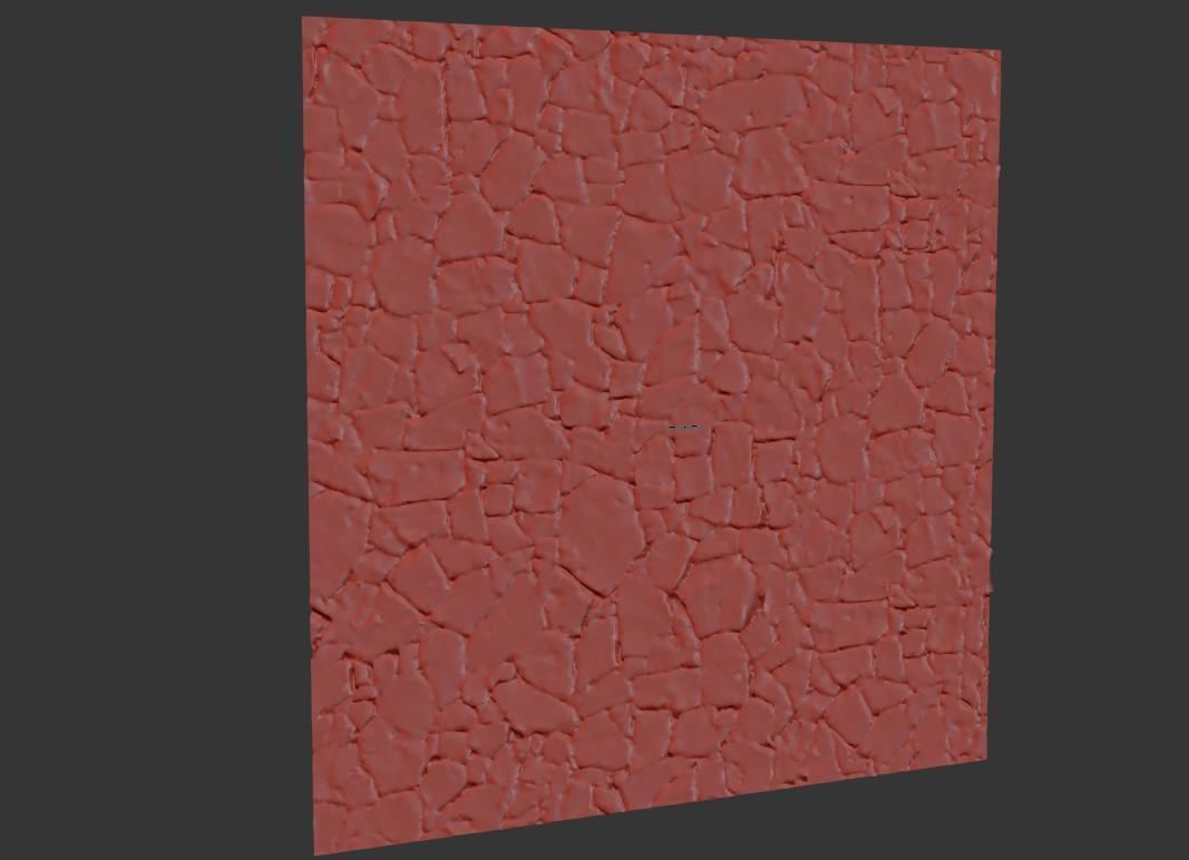 Ultra realistic Decorative stone wall geometry 3D model_4