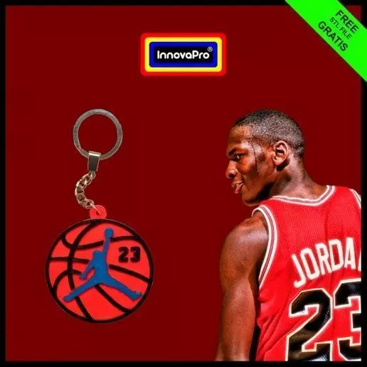 Michael Jordan Keychain Free 3D print model