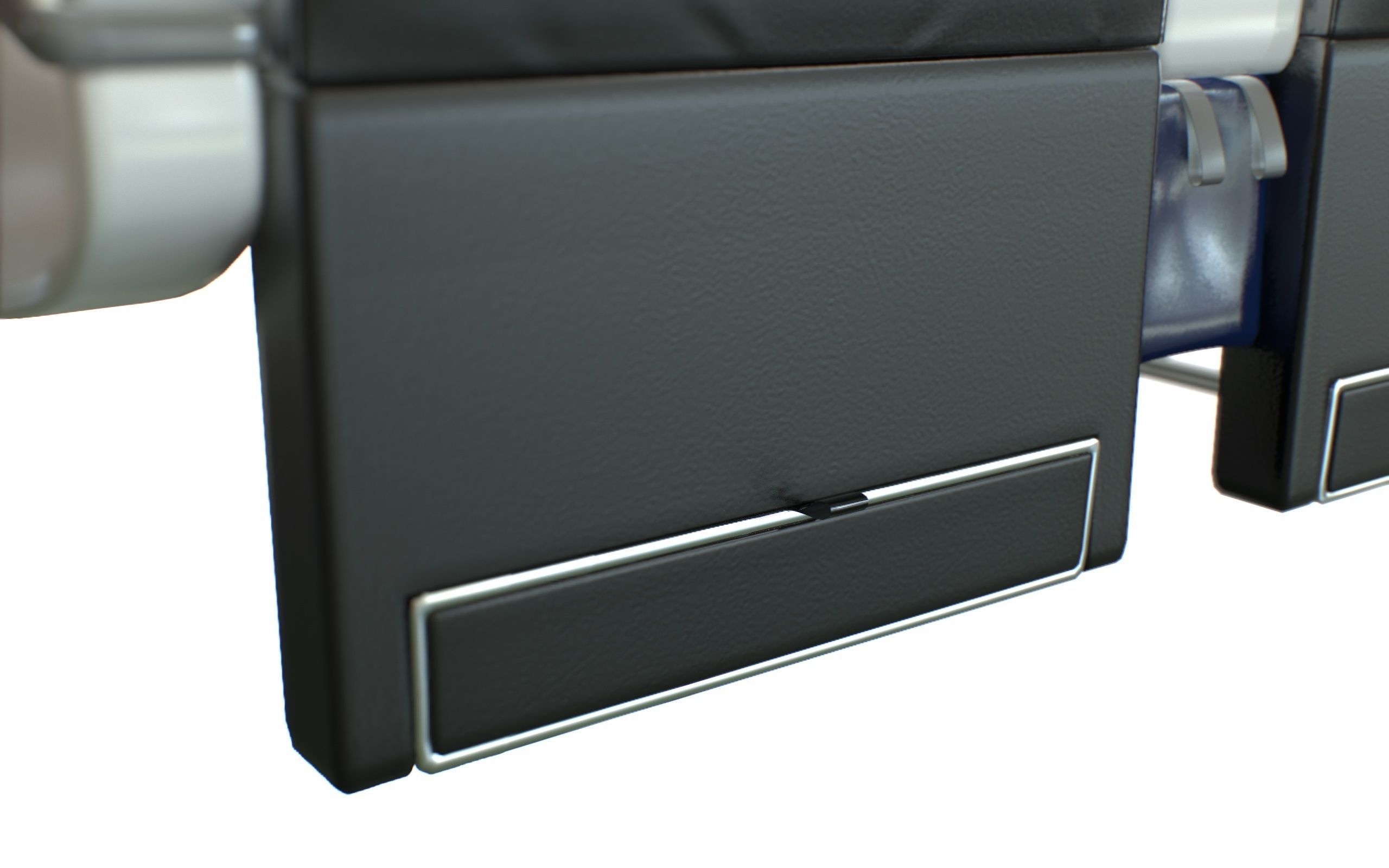 Airplane First Class Seat 3D model_12