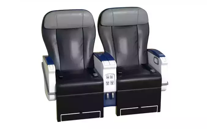 Airplane First Class Seat 3D model