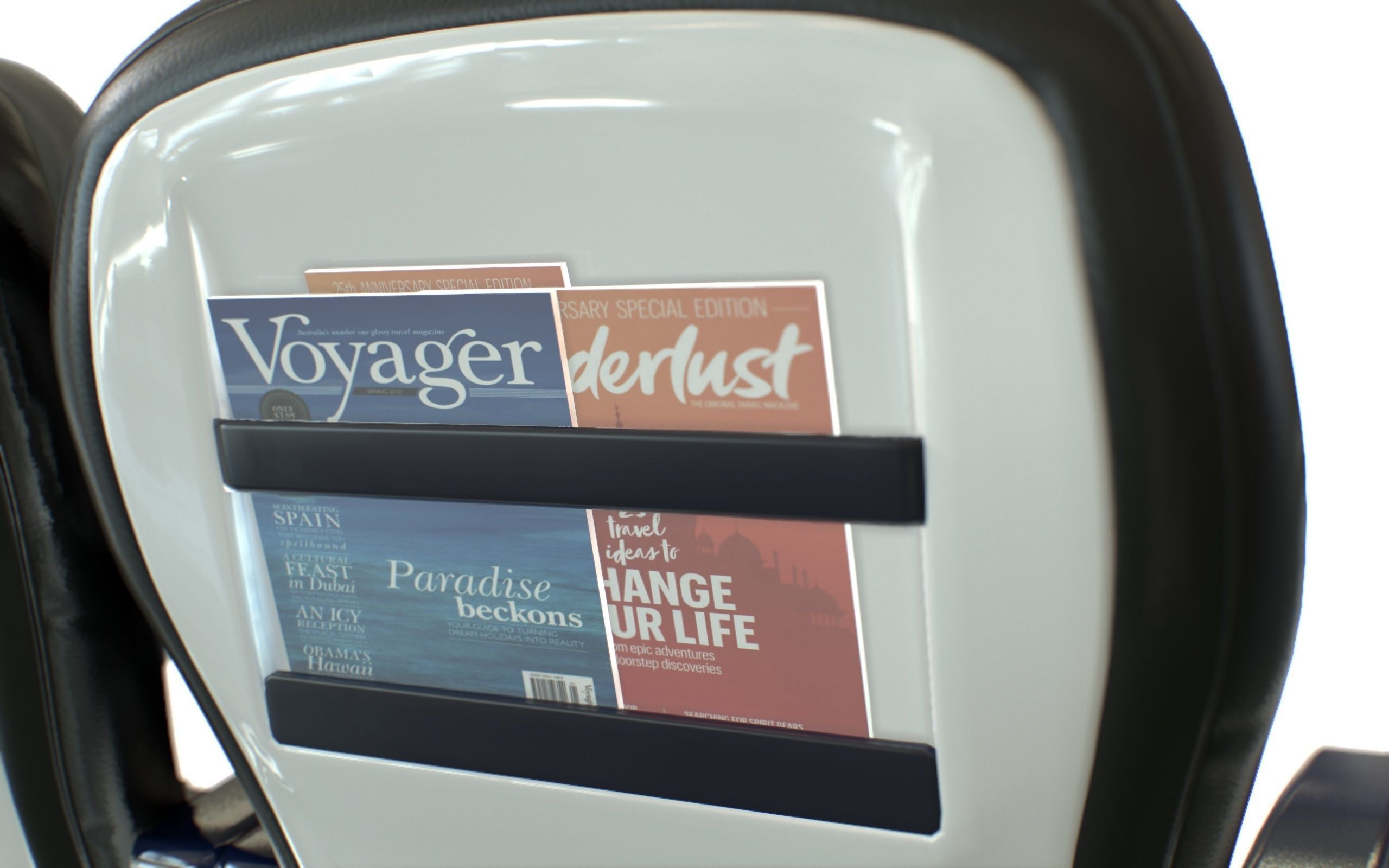 Airplane First Class Seat 3D model_18