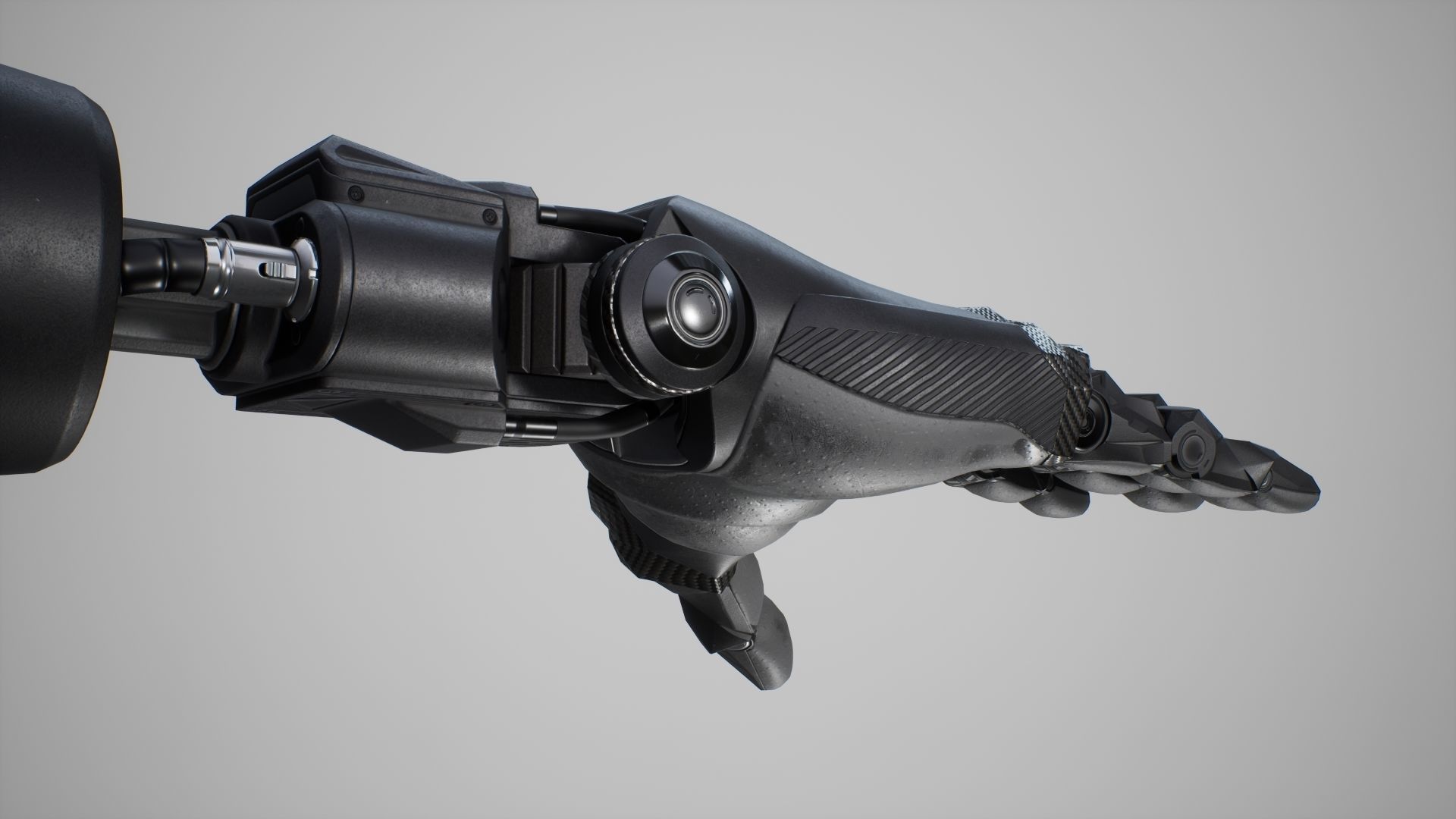 Cybernetic Arms - FPS Character for Unreal Engine Low-poly 3D model_5