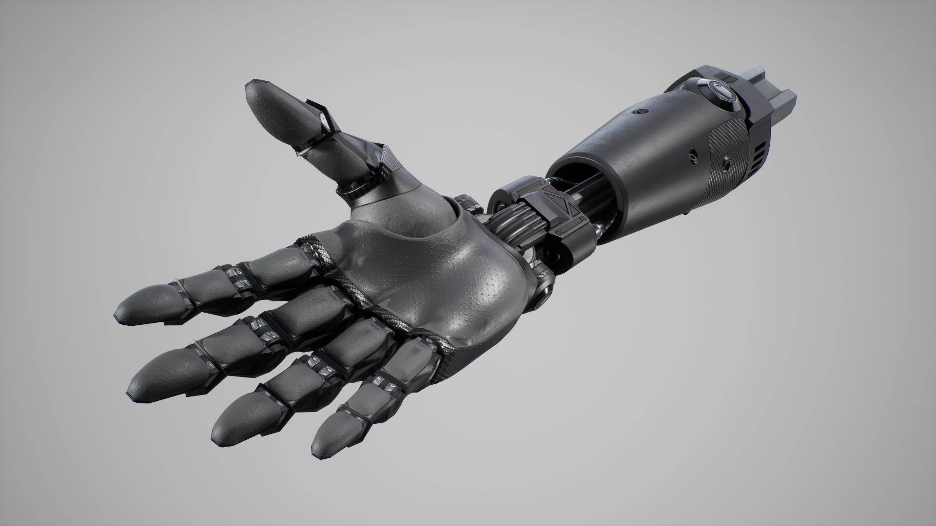 Cybernetic Arms - FPS Character for Unreal Engine Low-poly 3D model_2