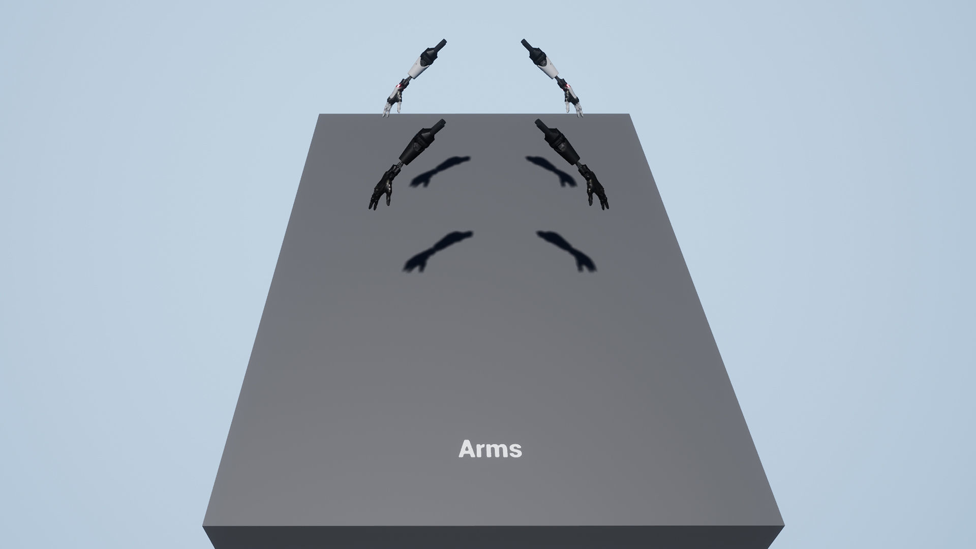 Cybernetic Arms - FPS Character for Unreal Engine Low-poly 3D model_12
