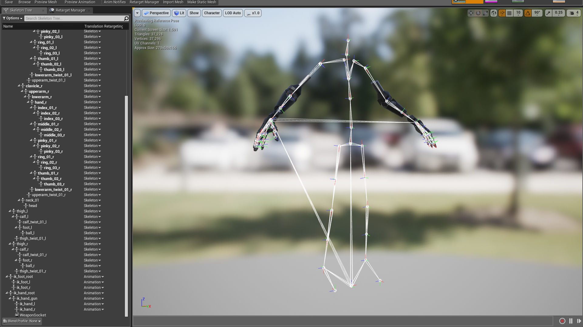 Cybernetic Arms - FPS Character for Unreal Engine Low-poly 3D model_11