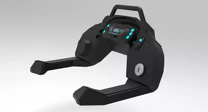 Tablero de Kawasaki KLR 650 2022 Low-poly 3D model