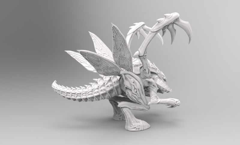 StarCraft2 Zergling 3D print model_1