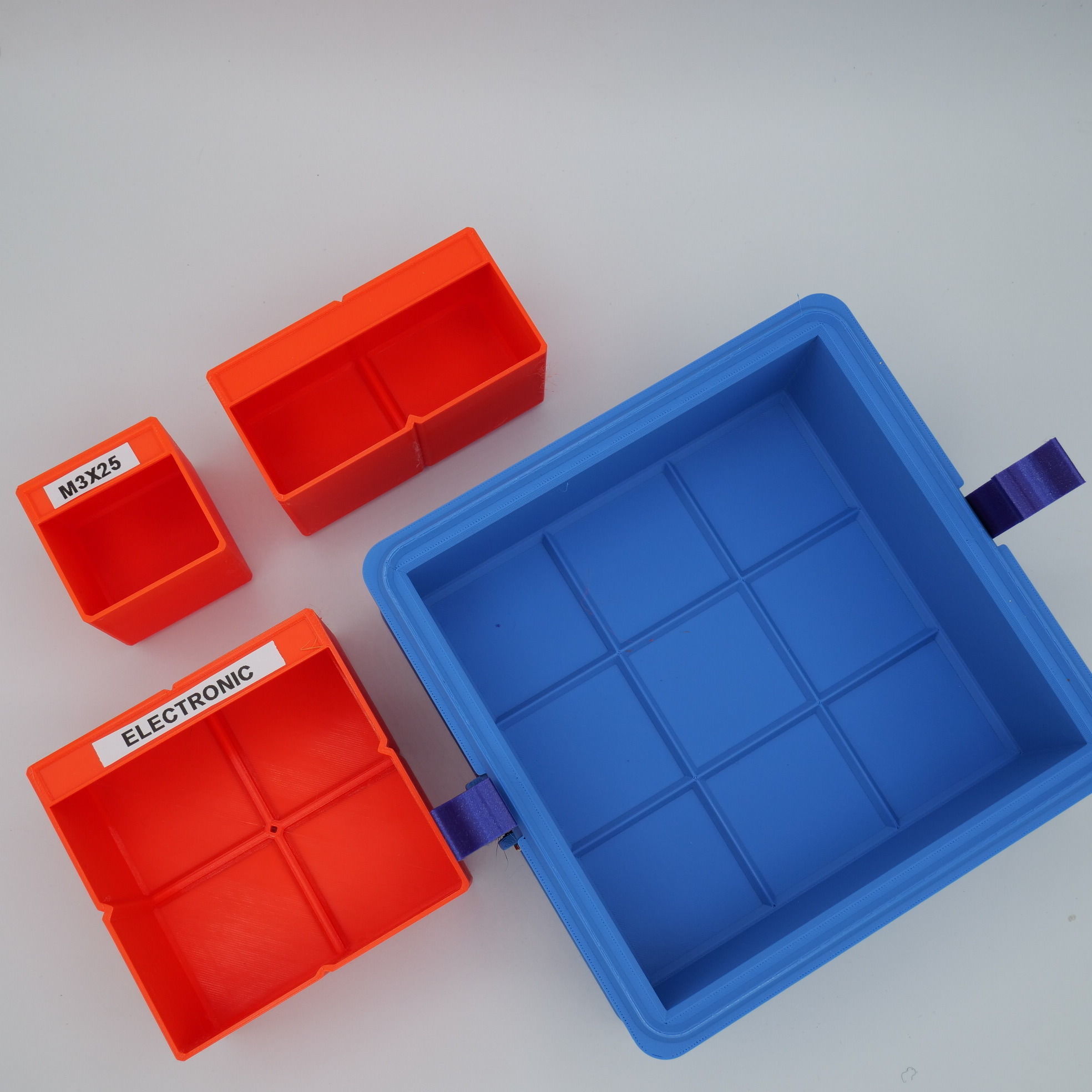 ULTIMATE STACKABLE BOX  CUSTOMIZABLE  3D print model_4