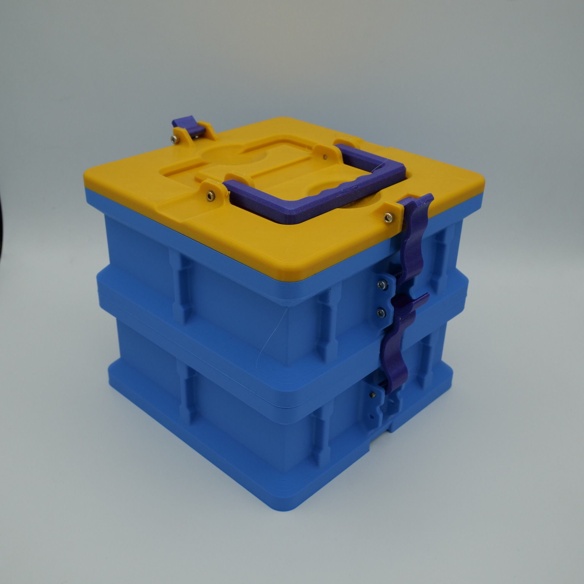 ULTIMATE STACKABLE BOX  CUSTOMIZABLE  3D print model_2