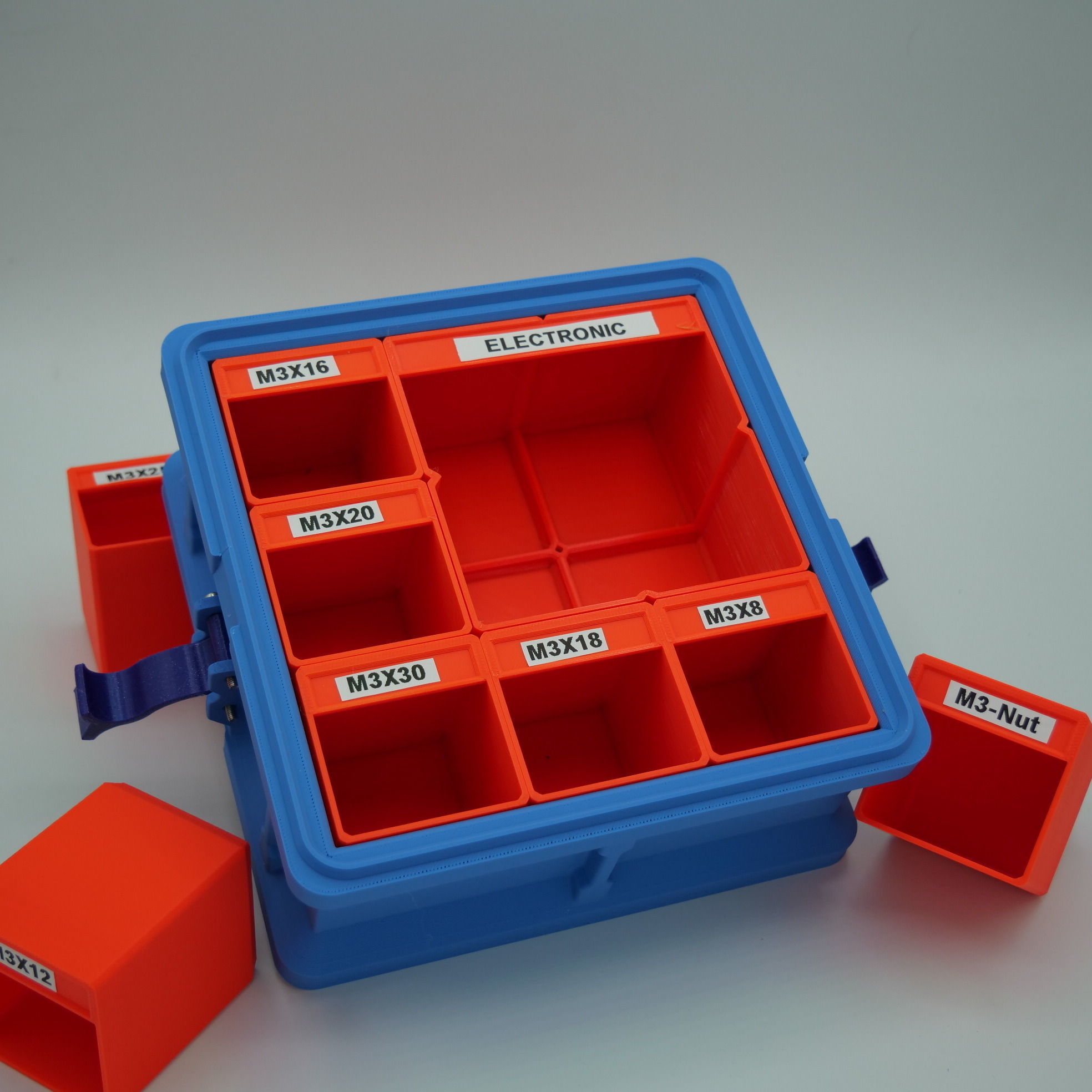 ULTIMATE STACKABLE BOX  CUSTOMIZABLE  3D print model_6